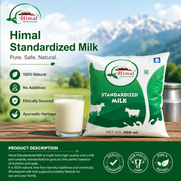 Himal Standardized Pure Cow Milk – Pure Nutrition in Every Sip